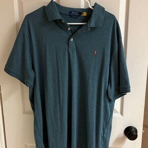 Polo by Ralph Lauren Men's Teal Polo Shirt